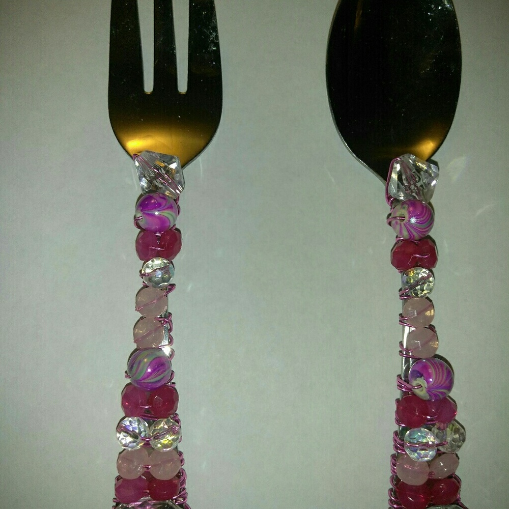 Beaded utensils